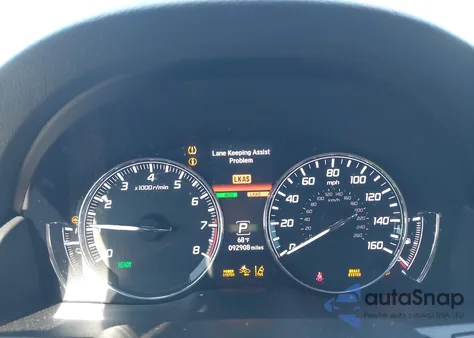 2016 Acura Rlx Sport Hybrid Advance Package z USA, uszkodzony, nr VIN JH4KC2F91GC000369